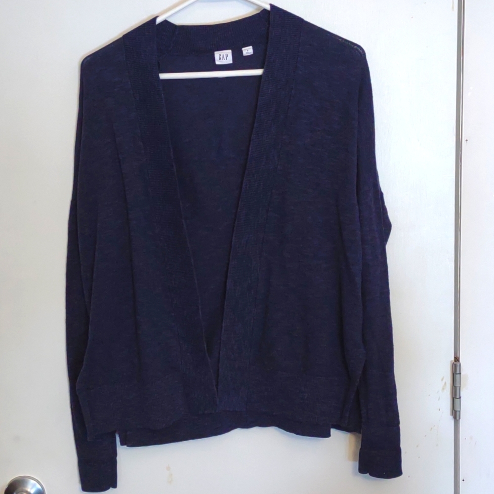 Gap blue cardigan, small
